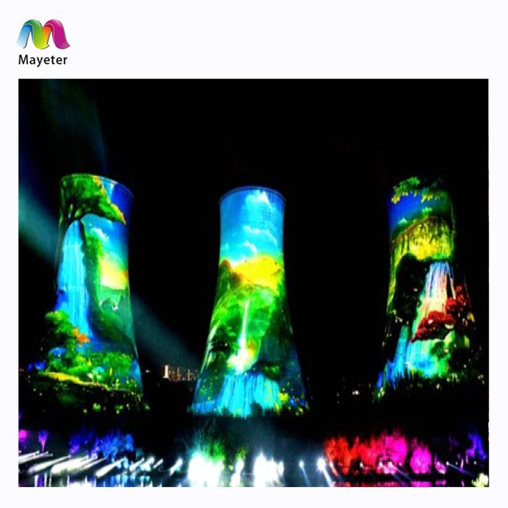 Seinäprojektioprojektorikartoitus holografinen projektio